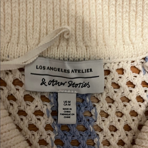 ASOS Blue and White Women's Cardigan - Picture 8 of 8